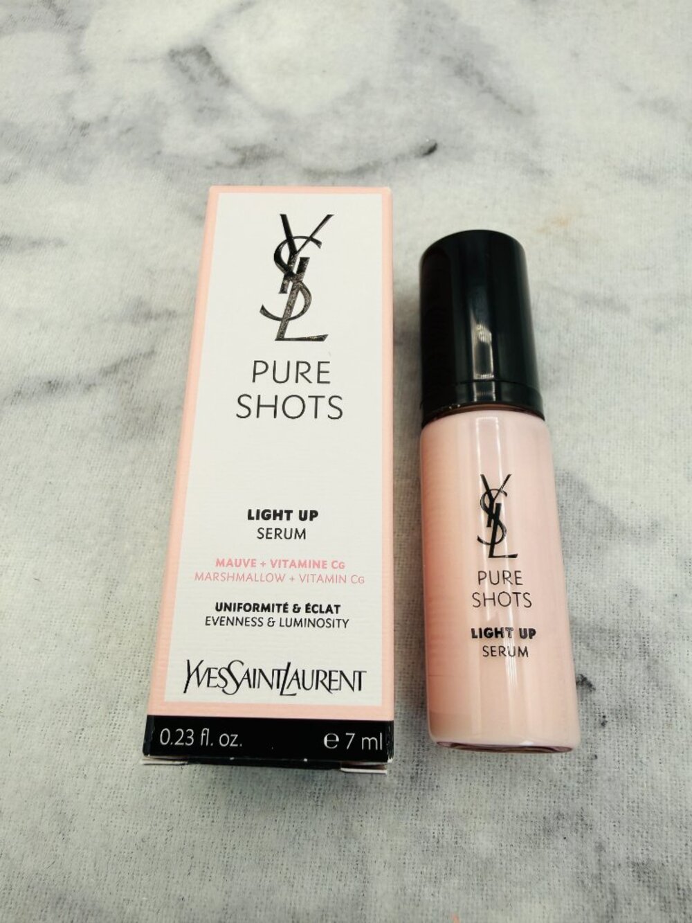 Yves Saint Laurent Skincare Set-Pure Shots Light Up,Reboot Serum,7ml-3pc-BOX-NEW - Picture 7 of 16